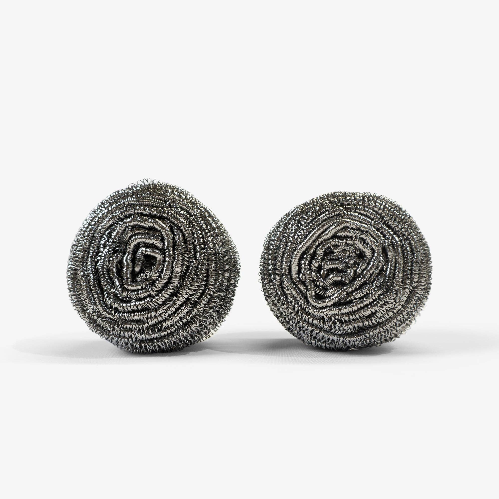Steel Scrubber close-up detail - durable stainless steel mesh for long-lasting scrubbing power