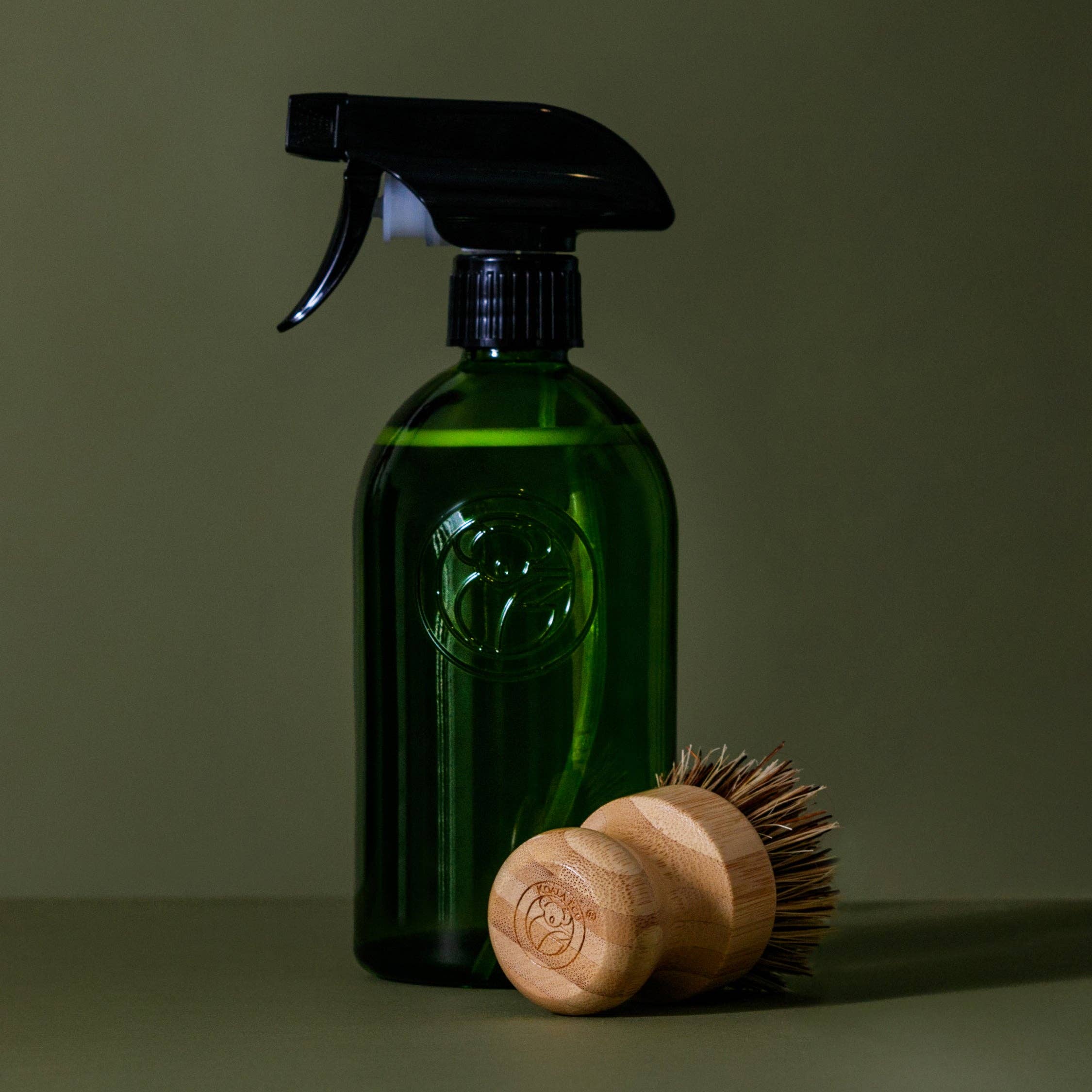 Scrubbing Brush in use lifestyle photo cleaning household surfaces
