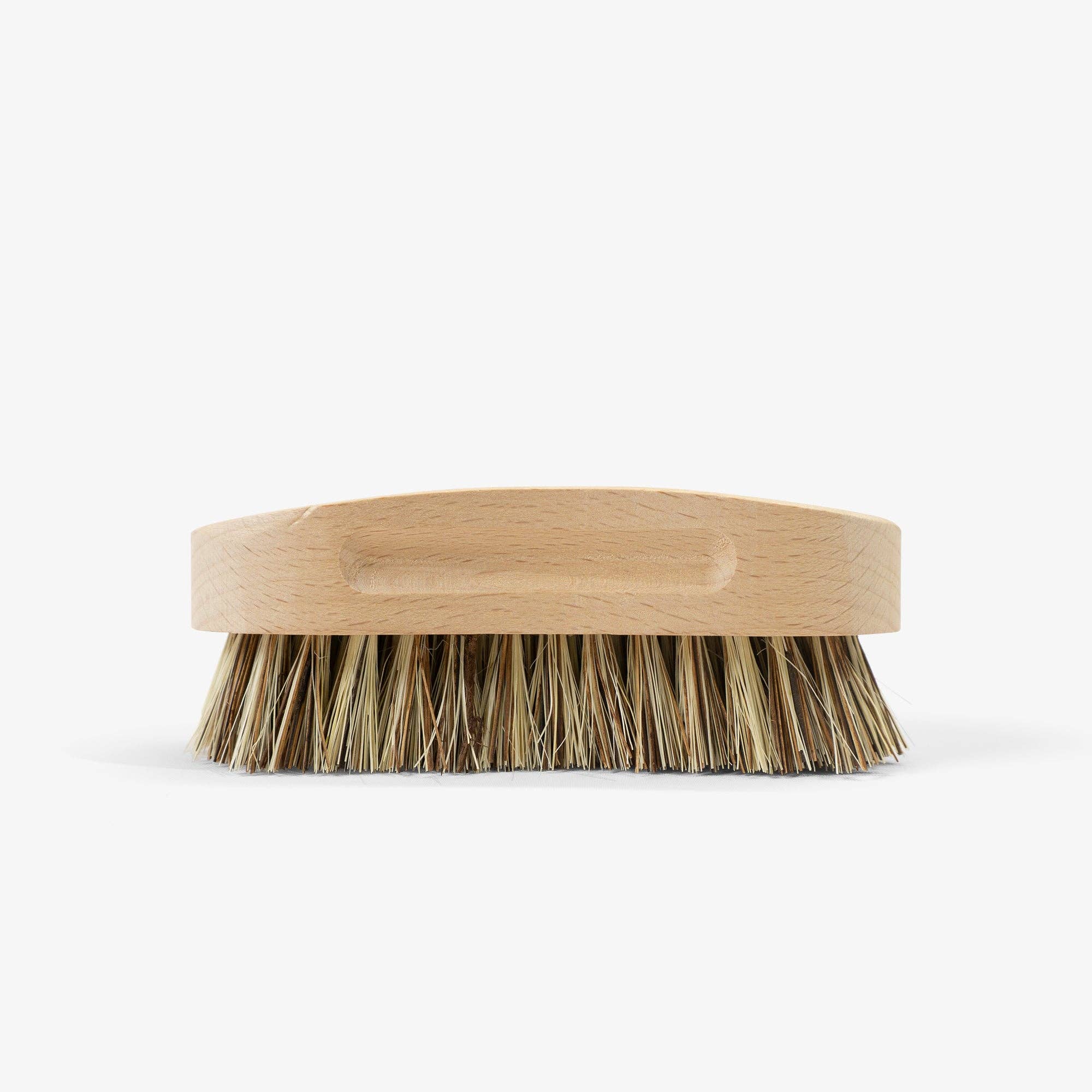Zero-Waste Scrub Brush main view - natural fiber brush for eco-friendly kitchen and dish scrubbing
